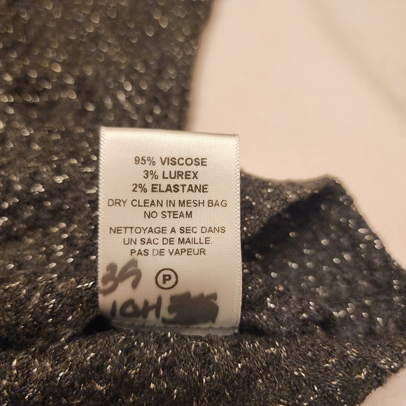 Velvet by Graham & Spencer Shimmery Knit Henley Sweater - Picture 10 of 10